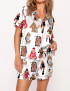 Music Live Commemorate Satin Pajama Set For Women