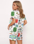 Sports Life Diary Graphic Pajama Set