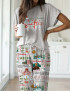 Merry Swiftmas Casual Pajama Set For Women