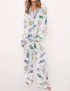 Tequila Bottle Satin Pajama Set For Women - Without Chest Pocket With Bottom Pockets