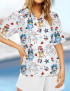 The 4th Of July Print Beach Hawaii Shirt