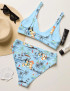 Hawaiian Two-Piece Bikini Set