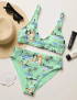 Hawaiian Two-Piece Bikini Set