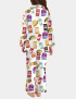 Fast Food Satin Pajama Set For Kids