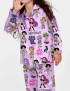 Kpop Demon Hunter Silky Satin Pajama Set For Kids