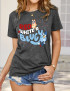 Red White Dog Family Tee