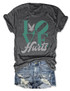 Philadelphia Football Love Hurts Tee For Women