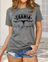 Bull Skull Country Western Tee