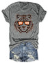 Glasses Tiger Graphic Tee