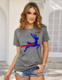 Buffalo Christmas Reindeer Tee