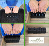 Authentic Ladbrooke 4-Pc Basics Nesting Set Mini 4, Micro 20, Cubic Inserts, Seed Pins, Made in England