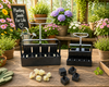 Authentic Ladbrooke 4-Pc Basics Nesting Set Mini 4, Micro 20, Cubic Inserts, Seed Pins, Made in England