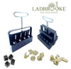 Authentic Ladbrooke 5-Pc Essentials Nesting System — Mini 4, Micro 20, Cubic Inserts, Dowel Pins, Seed Pins, Made in England