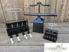 Ladbooke 6-Pc "Master Grower" Soil Block Making Set with Maxi, Mini 4, Micro 20, Cubic Inserts, 7/8" Dowel Pins, and 3/8" Seed Pins