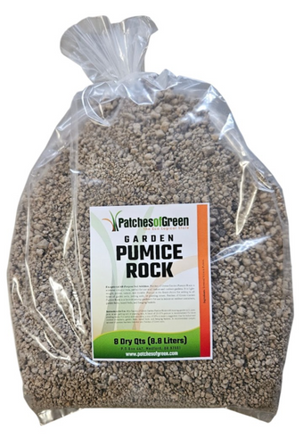 Garden Pumice Rock by Patches of Green — 8 Dry Qt, 100% Sourced in USA