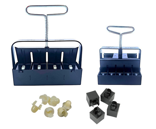 Authentic Ladbrooke 4-Pc Basics Nesting Set Mini 4, Micro 20, Cubic Inserts, Seed Pins, Made in England
