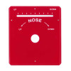 U10936-000RED   UNIVAIR INDICATOR PLATE - RED - FITS PIPER