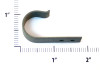 108-3091051-10   STINSON FUSELAGE BULKHEAD TUBING CLAMP