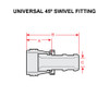 4797-04B   UNIVERSAL 45 DEGREE SWIVEL FITTING