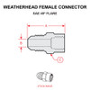 46X3   WEATHERHEAD FEMALE CONNECTOR