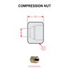 61X4   WEATHERHEAD COMPRESSION NUT