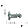85-11-320-16   LION OVAL HEAD STUD