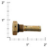 F391-72   FUEL DRAIN VALVE - 7/16 INCH, 20 THREAD