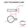 AN735-20   LOOP TYPE BONDING CLAMP