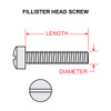 AN500-10-16   FILLISTER HEAD SCREW