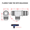 AN804-5D   FLARED TUBE TEE WITH BULKHEAD