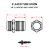 AN832-3D   FLARED TUBE UNION