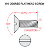 AN507-440-10   FLAT HEAD SCREW