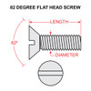 AN505B8-16   FLAT HEAD SCREW