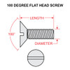 AN507B632-12   FLAT HEAD SCREW