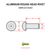 AN430AD4-14   ROUND HEAD RIVET