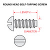 AN530-8-8   ROUND HEAD SELF-TAPPING SCREW