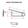 AA55488-2   SAFETY RETAINING PIN