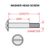 AN525-10-18   WASHER HEAD SCREW