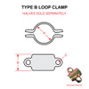 MS27405T12   LOOP CLAMP - TYPE B