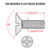 MS24693C30   FLAT HEAD SCREW