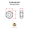 MS35650-362   PLAIN HEX NUT