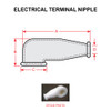 MS25171-3S   ELECTRICAL TERMINAL NIPPLE