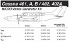 VG5035   MICRO VORTEX GENERATOR KIT - CESSNA 401, 402