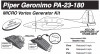 VG5050   MICRO VORTEX GENERATOR KIT - PIPER PA-23 GERONIMO