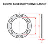 AS3493-01   ENGINE ACCESSORY DRIVE GASKET