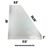 U12253-000   PIPER PA-18 LEFT FRONT TRIANGLE WINDOW - CLEAR