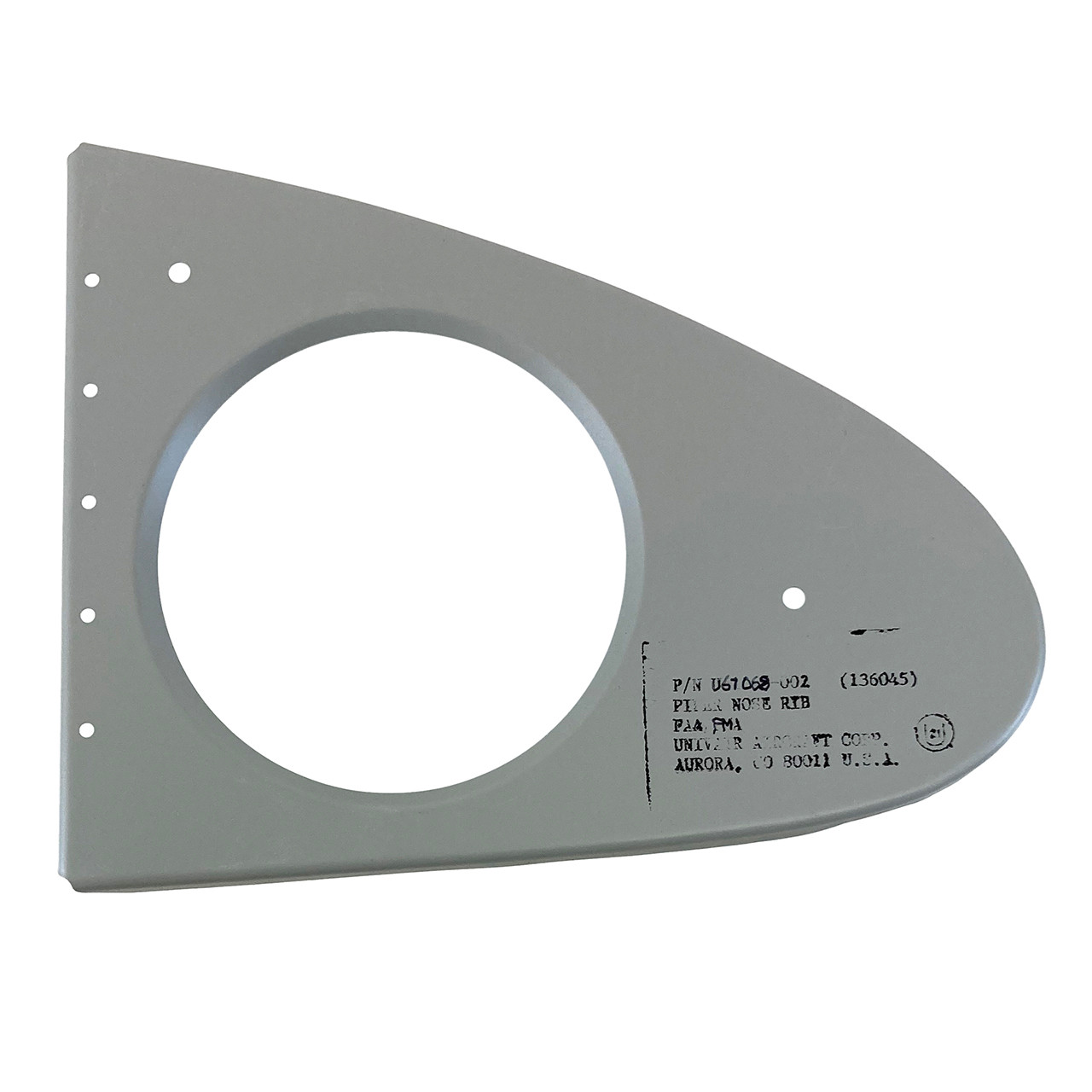 U61068-002   UNIVAIR NOSE RIB - FITS PIPER