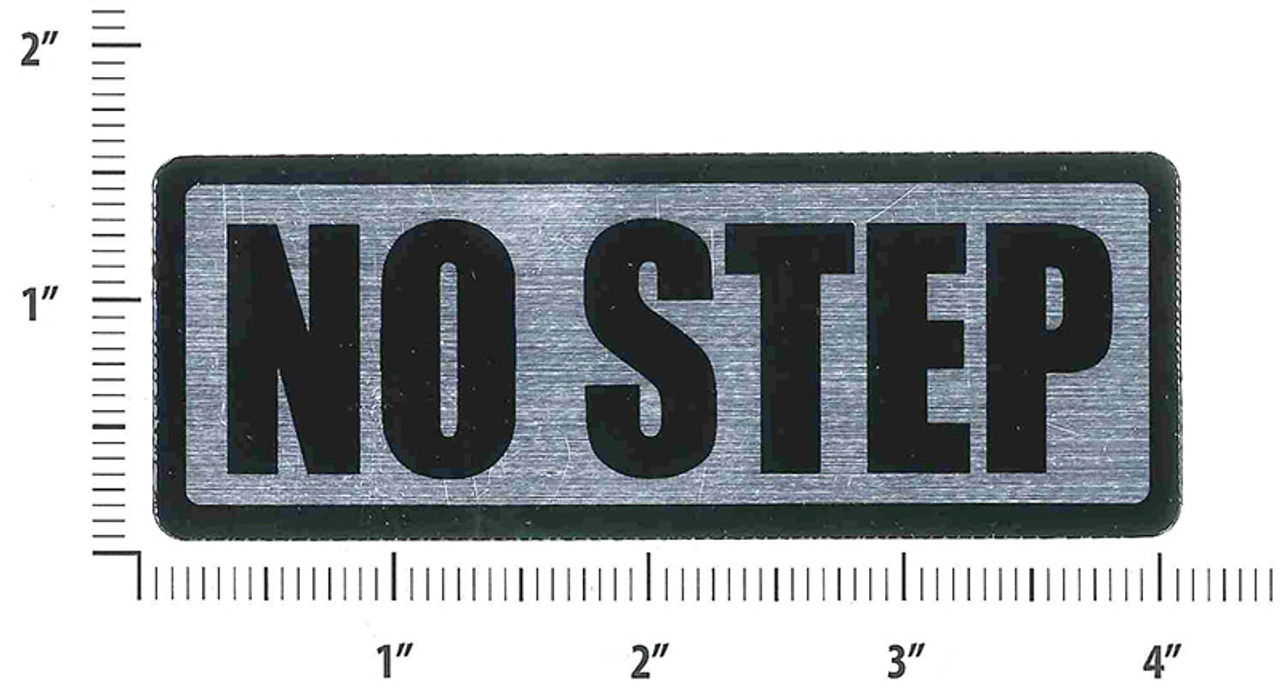 -80944-002   PIPER PLACARD - NO STEP