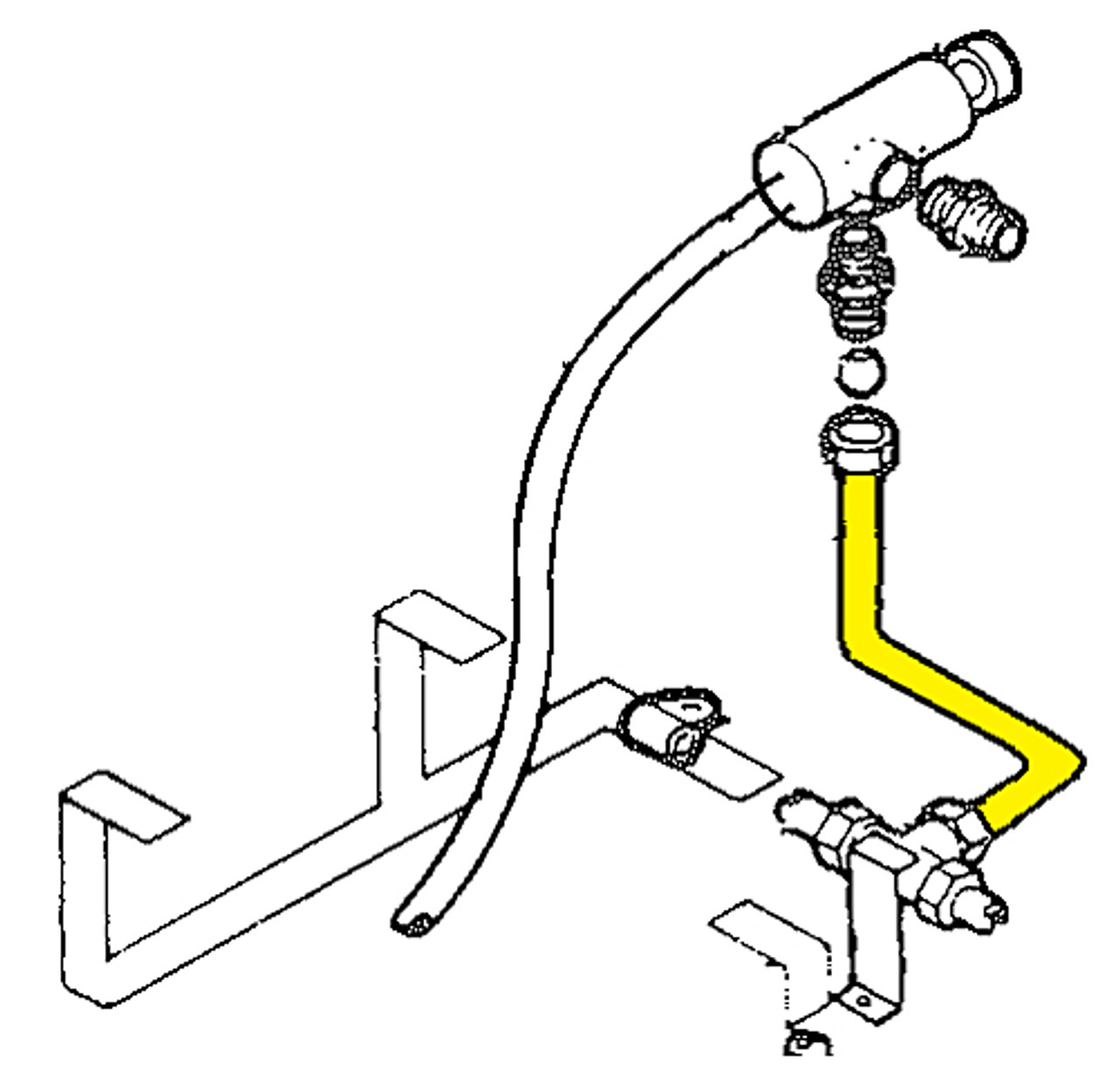 -71242-008   PIPER PRIMER INLET LINE