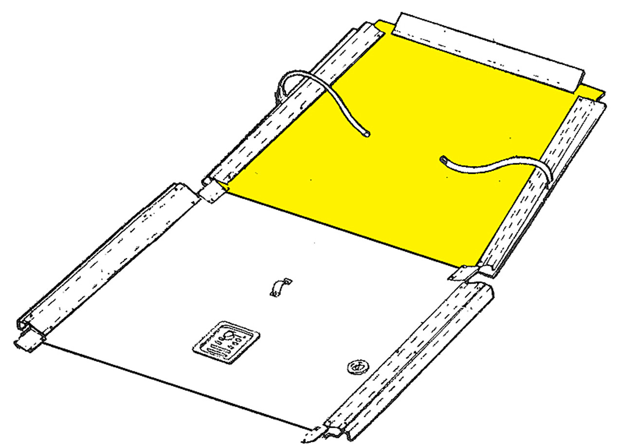 -12555-002   PIPER REAR FLOORBOARD